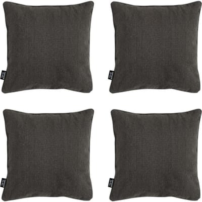 Madison - Sierkussen Dark grey canvas eco+ - Ca. 50x50 cm - Set van 4