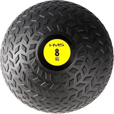 HMS PST-Serie - Slam Ball - 8 kg - Zwart Geel - Waterdicht