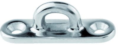 Oogplaat ovaal 75 mm RVS-316