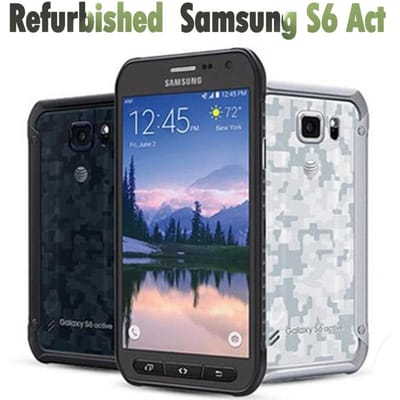 Gereviseerd Samsung Origineel Samsung Galaxy S6 active G890A 4G 16MP 3GB RAM 32GB ROM Mobiele Telefoon Met 1 SIM simple set wit