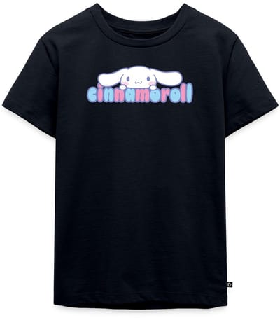 Cinnamoroll Gluurt Over De Letters Premium T Shirt Kinderen