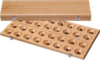 Houten Puzzelspel - Strategie Spel - Familie Avond - Voor Twee Spelers - N.v.t. - Lichtbruin