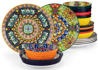Bohemian Ontbijtborden – 6 persoons – Keramisch – Serviesset – Ontbijtborden