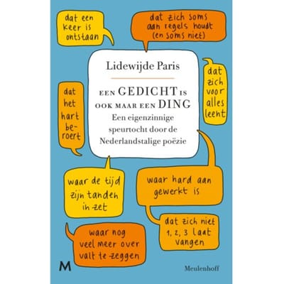 Een Gedicht Is Ook Maar Een Ding - Lidewijde Paris
