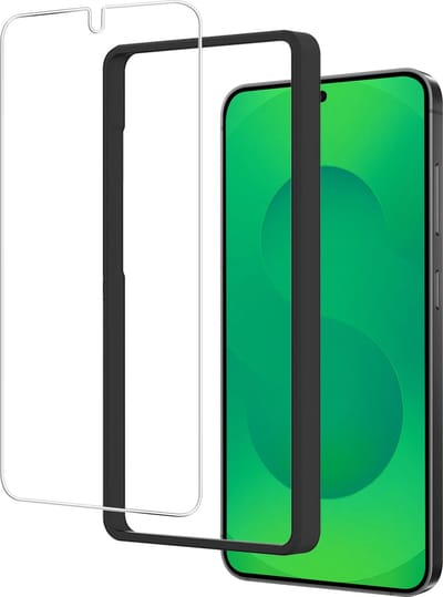 Screenprotector Geschikt voor Samsung Galaxy S25 - Met Installatie Frame - Beschermglas - Gehard Glas - Tempered Glass - Screen Protector