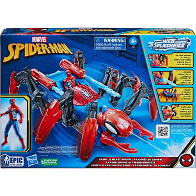 Hasbro Spider Man Crawl n Blast Spider Vehicle Actiefiguren en superhelden