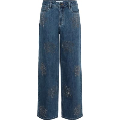 Damesjeans KAFFE Castelia Rhinestone