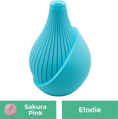 Elodie moderne vaas – Decoratieve vaas - Sakura Roze - 3d geprinte vaas – geschikt voor droogbloemen - 20CM