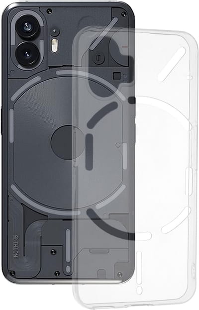 Hoesje geschikt voor Nothing Phone (2) - Techsuit Clear Silicone Special Back Cover - Transparant