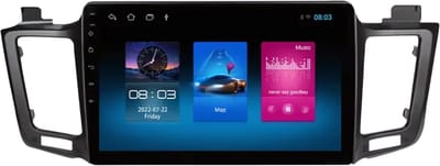 Autoradio met bluetooth - Carplay - Voor Toyota RAV4 (2013-2017) - Geschikt voor Apple en Android - Stereo - Navigatie - Navigatiesysteem auto - 1GB 16GB