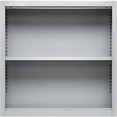 Schäfer Shop Select bovenschap MS, 2 OH, B 800 x D 400 x H 800 mm, plaatstaal, aluminium wit