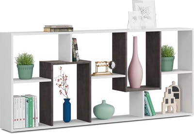 CALICOSY - Boekenkast met 8 vakken en meerdere posities - H180 cm - Kawa