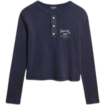 Superdry - Athletic Essentials Overhemd met Lange Mouwen - Dames - Lange mouwen shirts