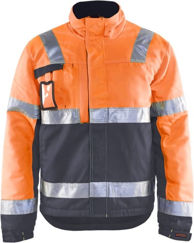 Blaklader Winterjas High Vis 4862-1811 - High Vis Oranje/Medium Grijs - L