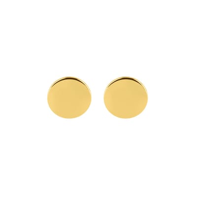 Goud Plated Oorknopjes 7MM