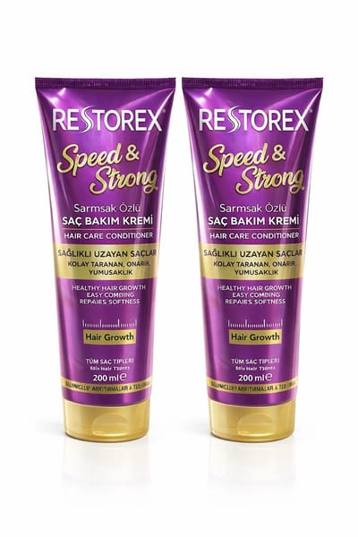 Restorex Speed & Strong Klimop Conditioner – Haarverzorging – 2 x 250 ml--Restorex Speed & Strong Ivy Hair Conditioner – Hair Care – 2 x 250 ml