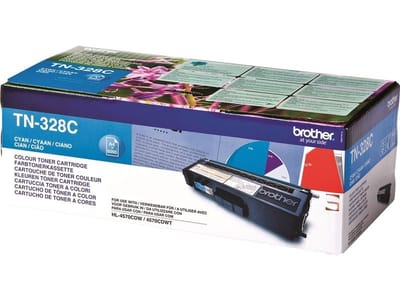 Brother TN328C / TN 328C - High Capaciteit Cyaan Toner - Lasertoner Cyaan