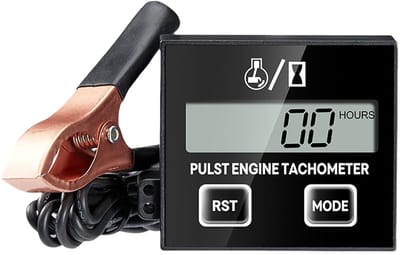 Digitale Toerenteller - Snelheidsmeter Motor - Motor Onderhoud - Inductief Ontwerp - 0-30000 RPM - Zwart
