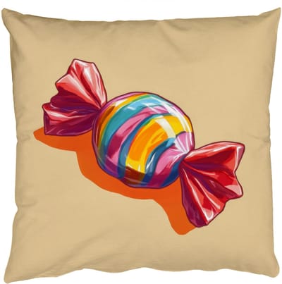 Sierkussens - Kussentjes Woonkamer - 50x50 cm - Geel - Snoep - Kleur