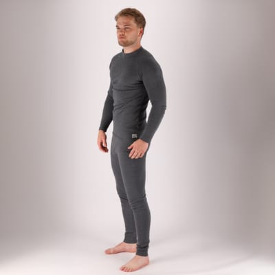 Heatkeeper - Thermo set heren - 4 x Shirt/Broek - Heren - Maat M - Antraciet - 4-Pack