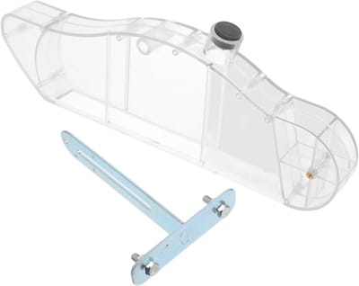 Zaagbescherming Tafelzaag - Zaagkap Stofopvang - Houtbewerking Veiligheid - Ingebouwde Vacuümpoort - 33.5 CM - Transparant