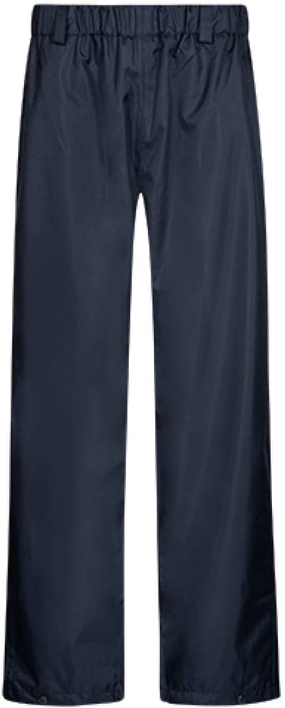Donkerblauwe ademende regenbroek van Lyngsøe Rainwear 5XL