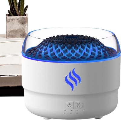 Luchtbevochtiger Kamer - Vernevelaar Diffuser - Ontspannen Sfeer - Stille Ultrasone Werking - 12 x 14 x 12 cm - Wit