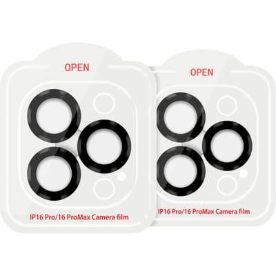 BlueBuilt Apple iPhone 16 Pro/16 Pro Max Camera Lens Protector Aluminium Duo Pack