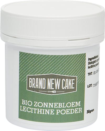 BrandNewCake® Zonnebloem Lecithine Poeder Biologisch 30gr - Stabilisator - Emulgator
