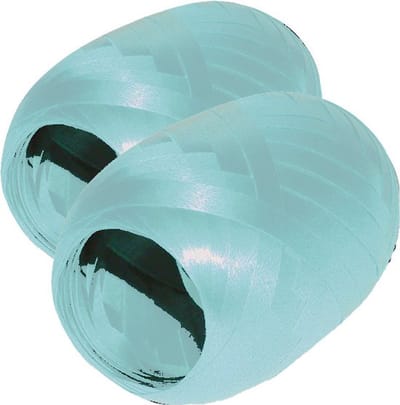 2x Inpaklint Krullint Decoratielint Cadeaulint Sierlint - Lichtblauw - 20m x 5mm