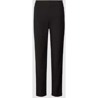 Slim fit broek in effen design