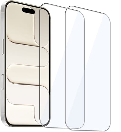 ChiGuard Screenprotector 2x geschikt voor iPhone 17 Air Screenprotector - Beschermglas - Curved - GuardCover