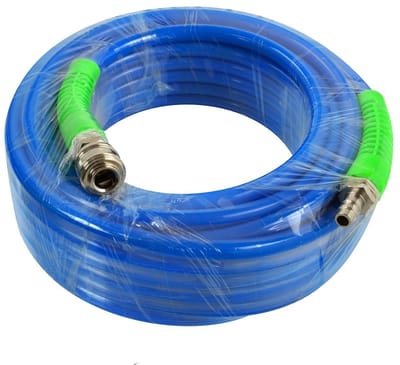 GEKO Versterkte luchtslang - flexibel PU - 12mm x 8mm - 15m - blauw