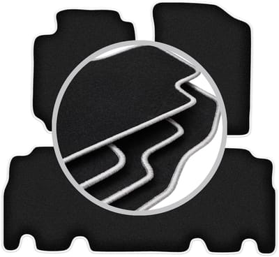 CARLUX-SILVER automatten voor: Toyota Yaris Verso minivan (1999-2005)