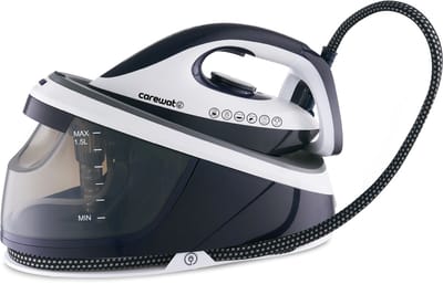 Carewat Stoomstrijkijzer met Stoomgenerator - Wit - 2200W - 1.5L Uitneembare Watertank - 100 g/min Stoomproductie - Keramische Zoolplaat - 3.0 Bar Stoomdruk - Anti-Oververhitting - Geschikt voor alle stoffen