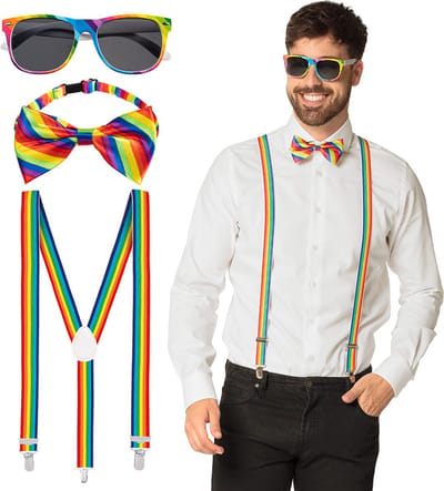 Boland - Set Classic regenboog Multi - Volwassenen - Unisex - - Pride