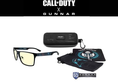 GUNNAR -Call of Duty - Covert - Gaming Bril - Computerbril - Blauw Licht Bril - Blue Light Glasses 0.2 Sterkte Amber