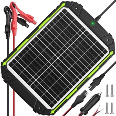 20W 12V Waterdichte Solar Batterij Oplader en Onderhouder met MPPT Laadregelaar