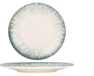 Kütahya Porselen Dinerbord - Iceberg - Porselein - 27 cm - set van 6