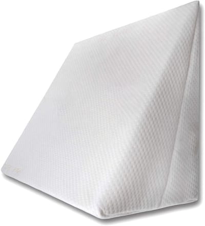 RVV® Leeskussen Voor in Bed – Comfortabel Bookseat Voor Lezen - Gespecialiseerd Rugkussen - Superzachte Schuimvulling – Beige - ‎50cm x 30cm x 44cm