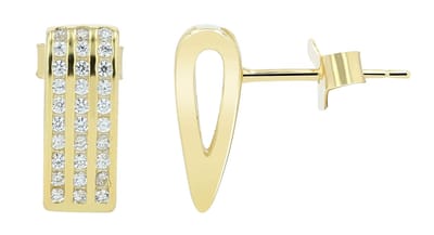 AKZENT Akzent damesoorbel "Catia" van 925 Sterlingzilver, gerhodineerd, duurzaam