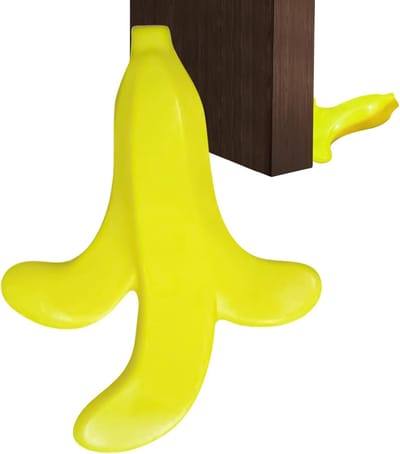 Deurstopper - Vloerbeschermer - Deuren Open Houden - Stille Schokabsorptie - 20x16x16 cm - Geel