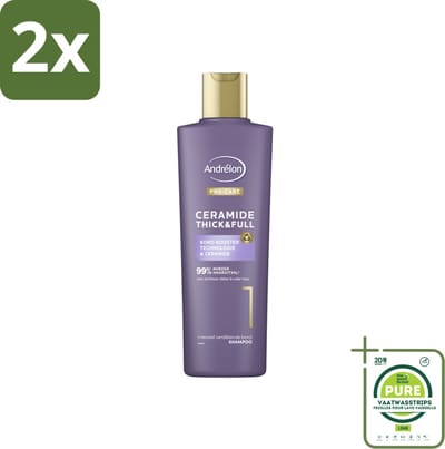 Andrélon – Shampoo – Pro Care – 250 ml - Voordeelverpakking - 2 stuks - Dikker haar - Versterkt haar