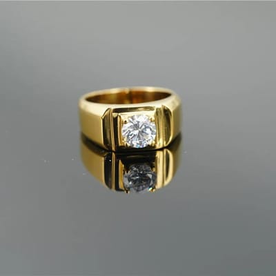 Bague Élégante Noble pour Homme Index Personnalité Dominatrice Hipster Diamant de Simulation Mariage Fête Anneaux Quotidien Bijoux Fins 9