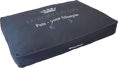 Happy-House Luxury Living Hondenkussen Zwart - Maat: S