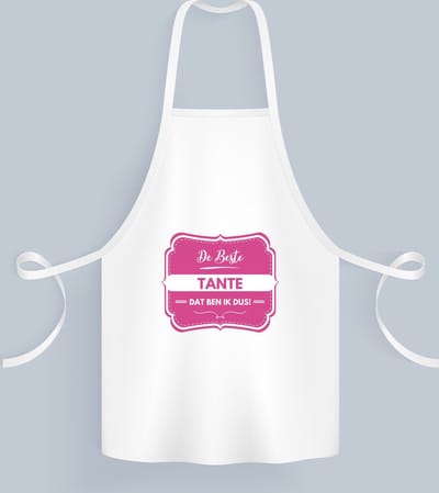 Akyol - de beste tante Keukenschort - Tante - een tante - verjaardagscadeau - verjaardag - cadeau voor tante - cadeau - kado - geschenk - gift - tante artikelen - 82 bij 71 cm
