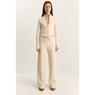 Jas en Rechte Pantalon Twee Delige Set