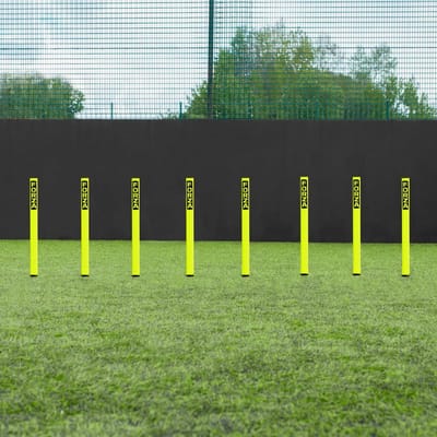 Mini Slalom Polen 1ft in 4 Kleuren - Kies Maat 25mm of 34mm - Onbreekbaar PVC zonder Bases