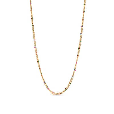 Ketting Luxenter Yao afgewerkt in 18k geel goud