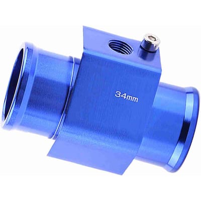 Joint de Tuyau d'Eau Métallique Universel pour Voiture Adaptateur de Capteur de Température Bleu 30mm 34MM noir